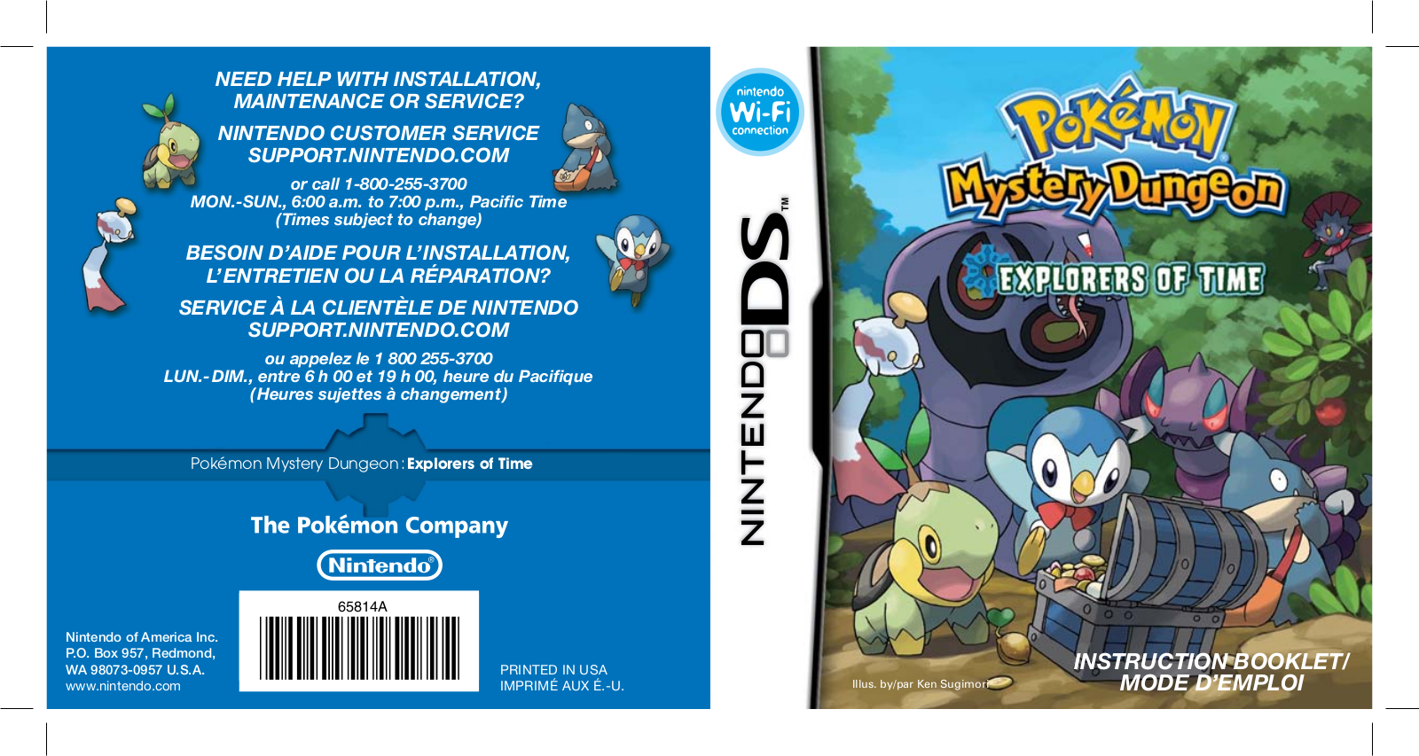 Nintendo POKMON MYSTERY DUNGEON-EXPLORERS OF TIME User Manual