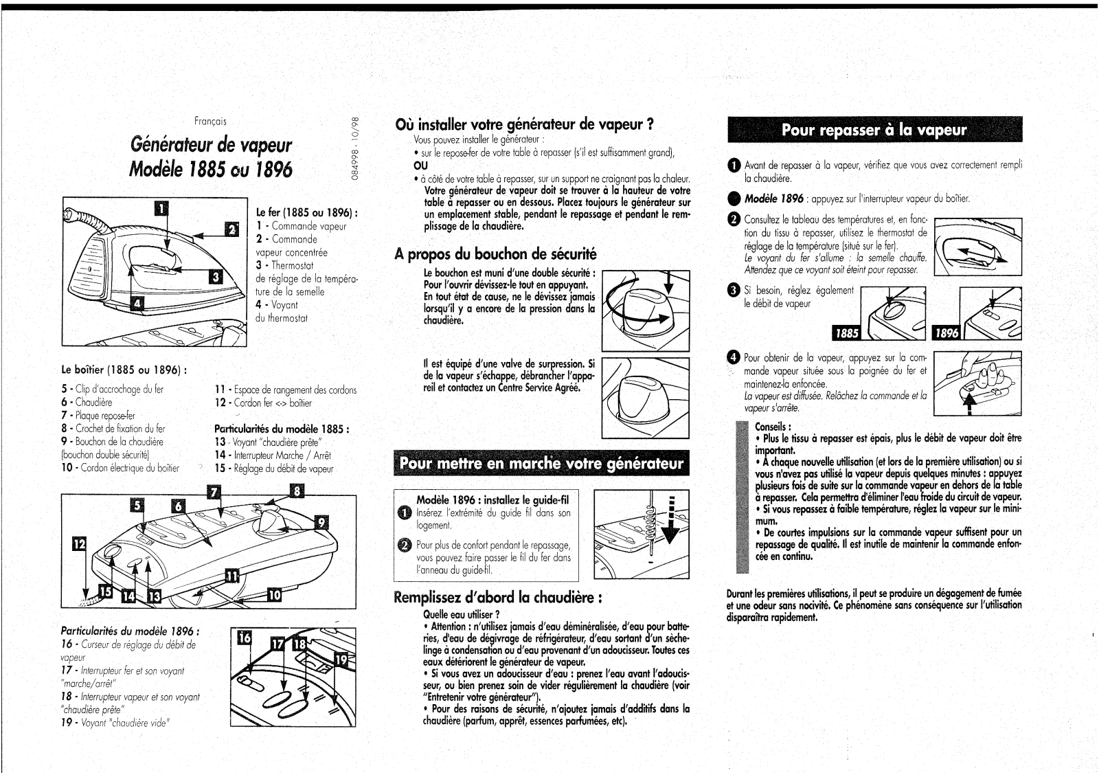 CALOR 1890-00 User Manual