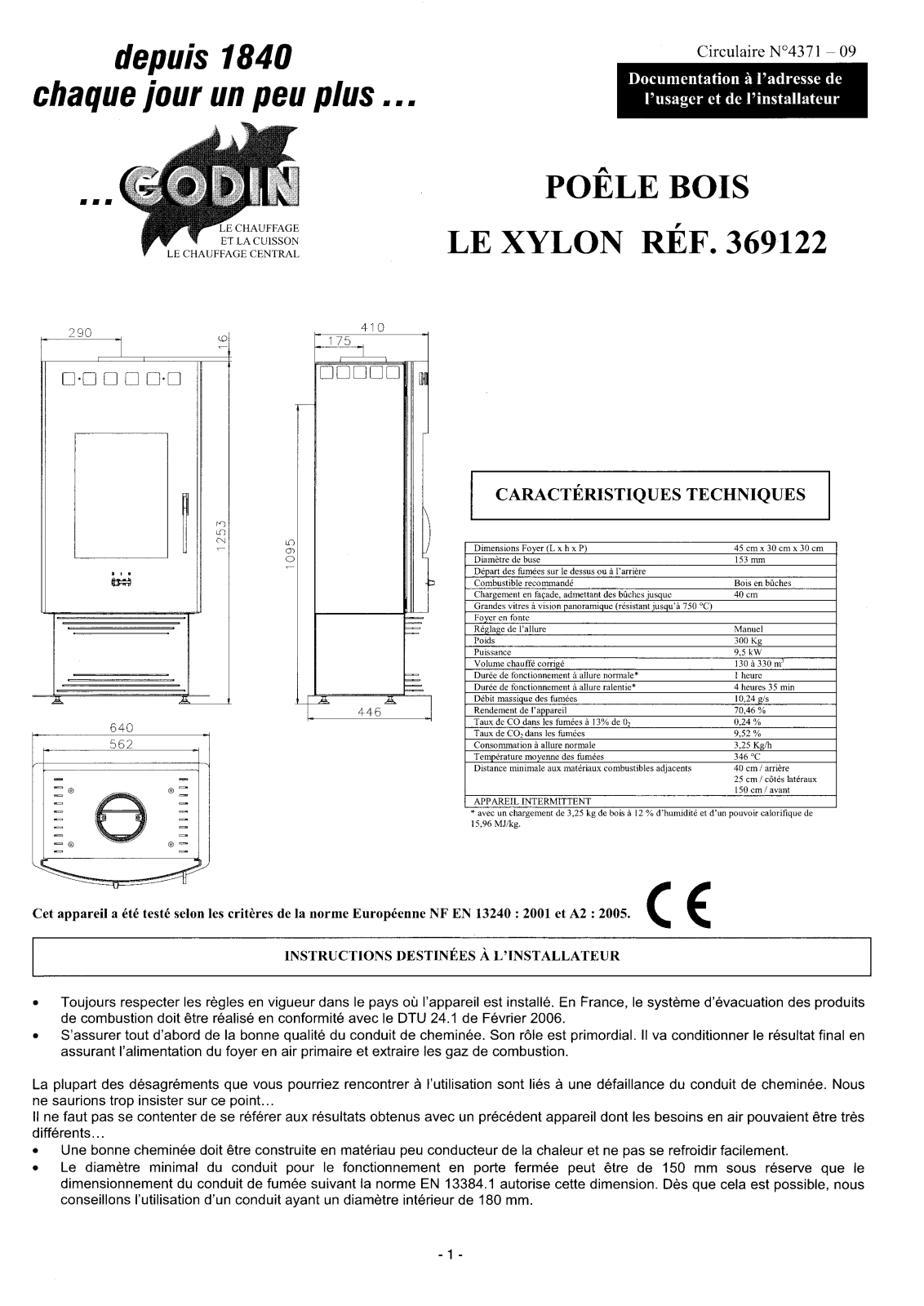 GODIN 369122 User Manual - ManualMachine.com