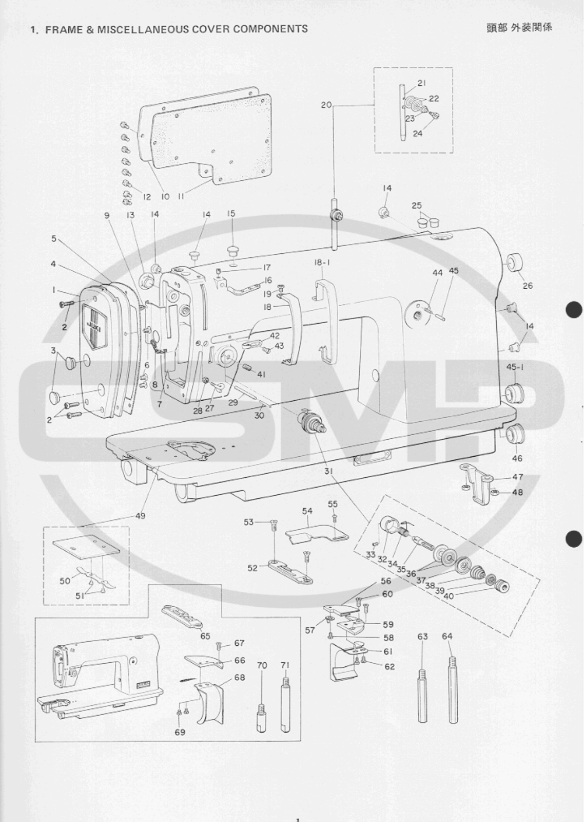 Juki DLM522 Parts Book