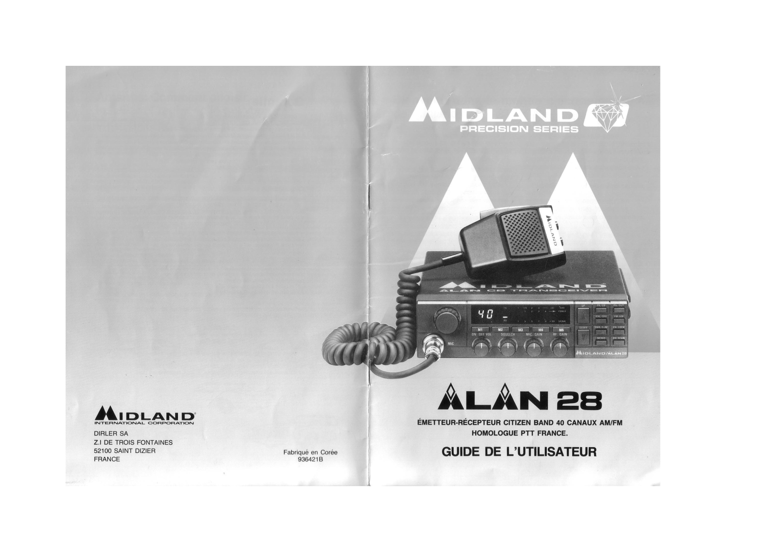 MIDLAND ALAN 28 User Manual