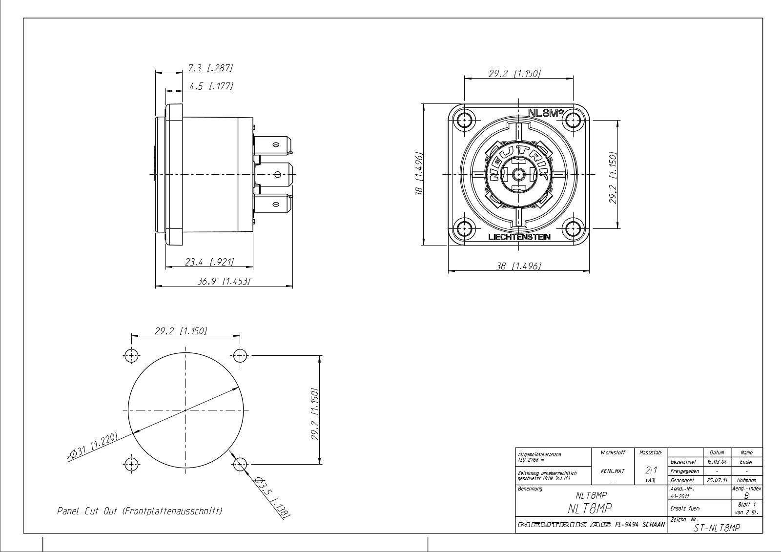 Neutrik NLT8MP User guide - ManualMachine.com