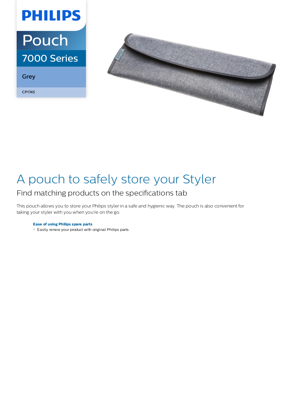 Philips CP1745/01 leaflet - ManualMachine.com