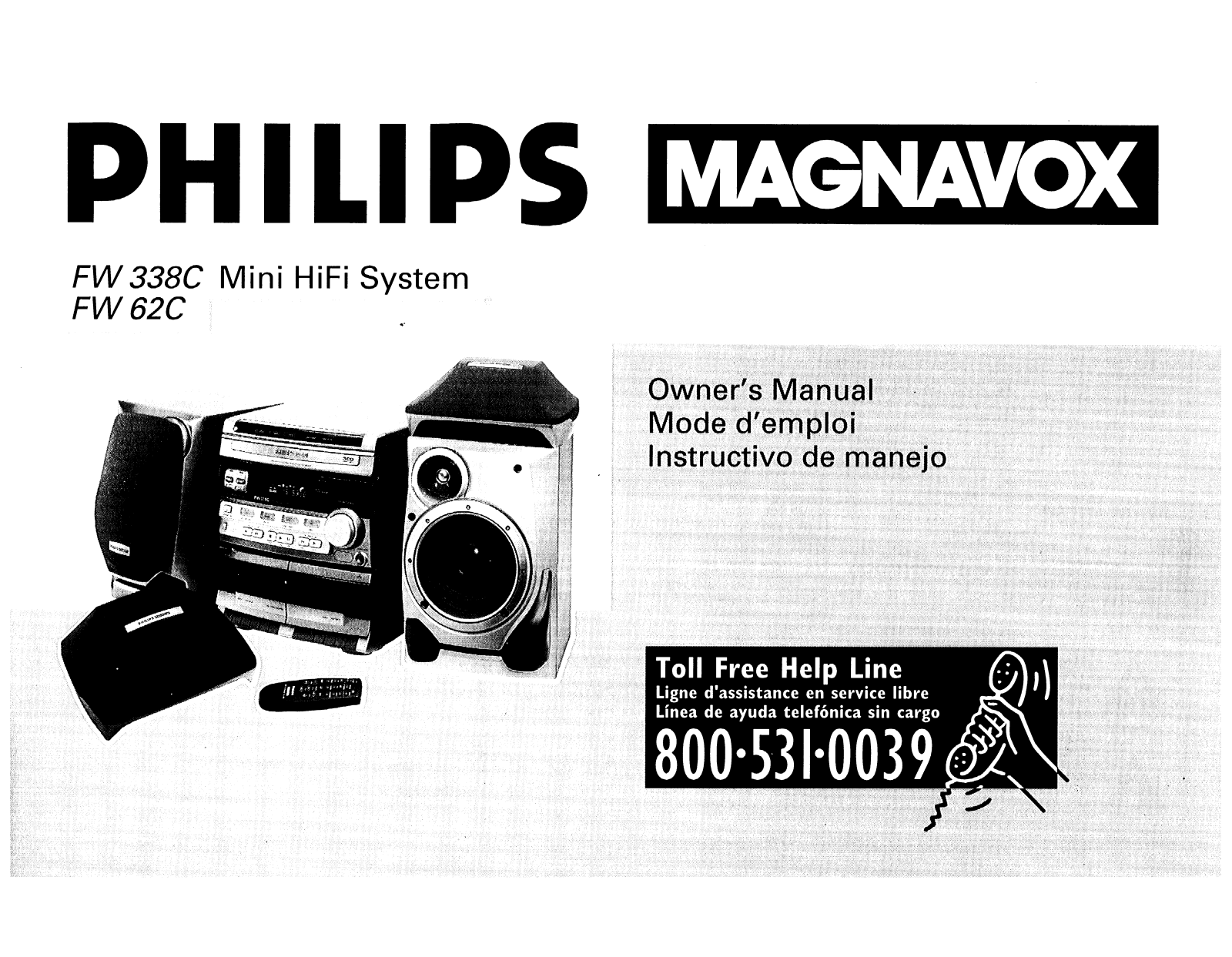 Philips FW560C37 Owner's Manual