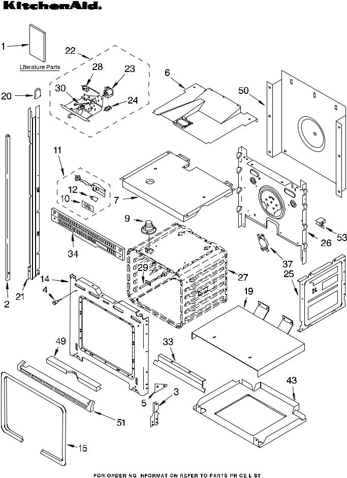 KitchenAid KEBS278DWH11 Parts List