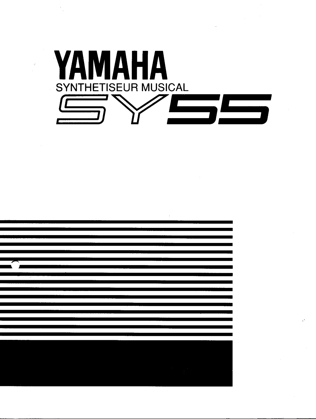 Yamaha SY55 Owner's Manual