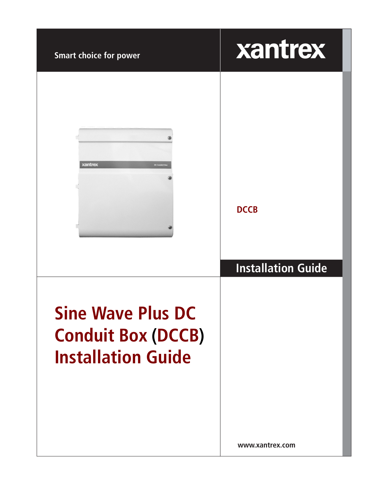 Xantrex SW Plus User Guide