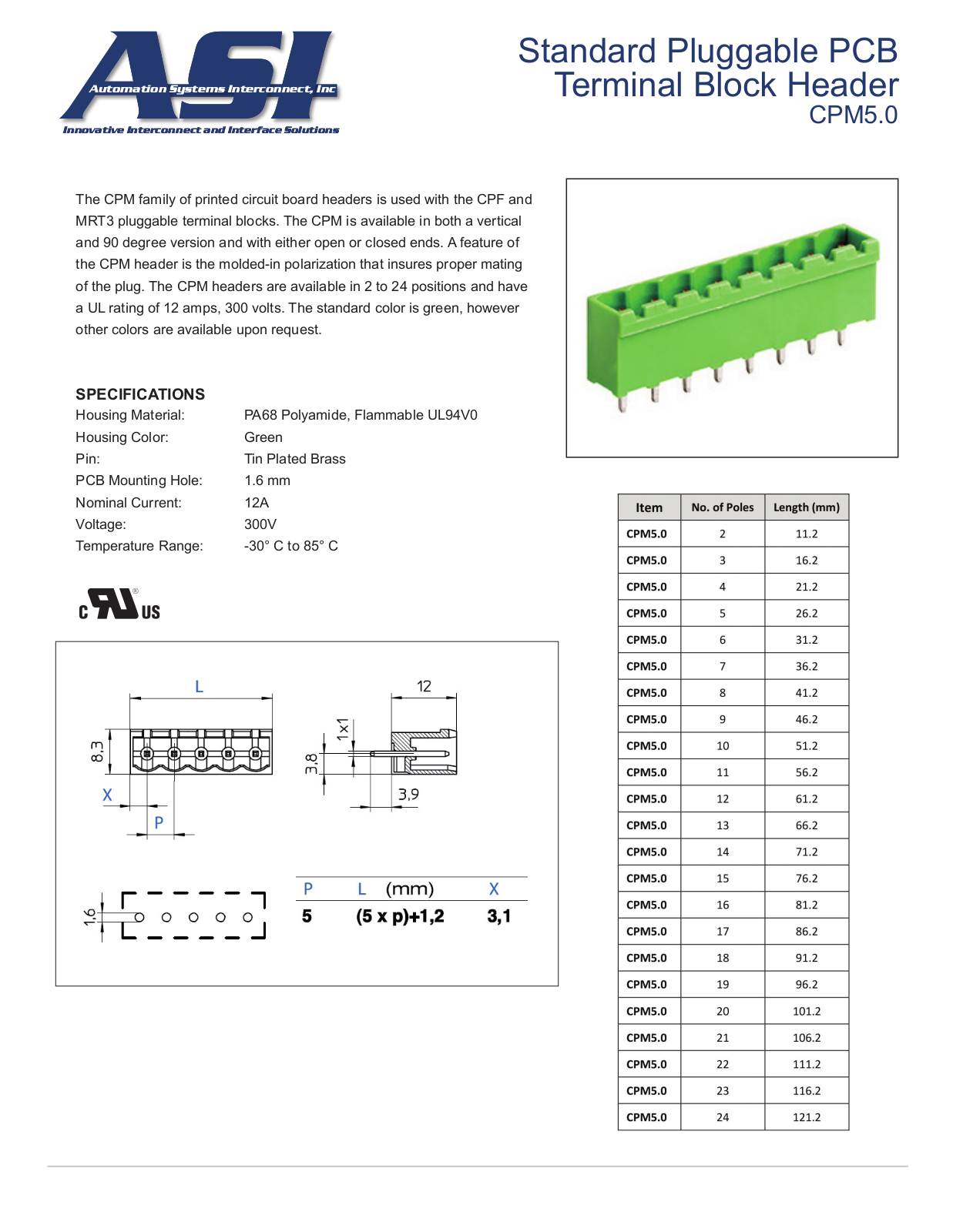 ASI-Automation Systems Interconnect CPM5.0 Data Sheet - ManualMachine.com