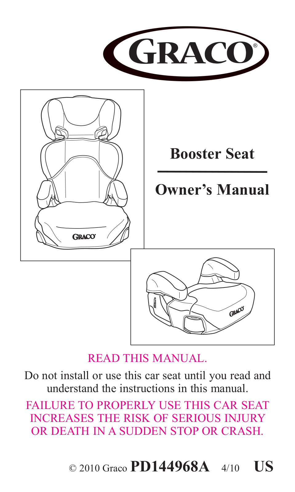 Graco PD144968A User Manual