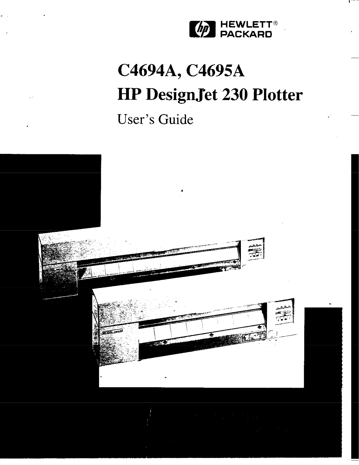 Hp DESIGNJET 230 User Manual