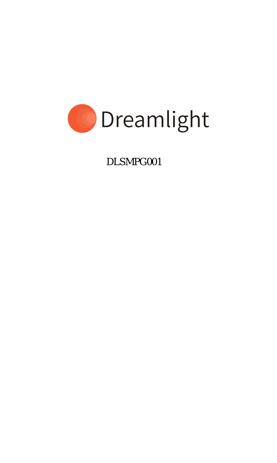 Dreamlight DLSMPG001 Users manual