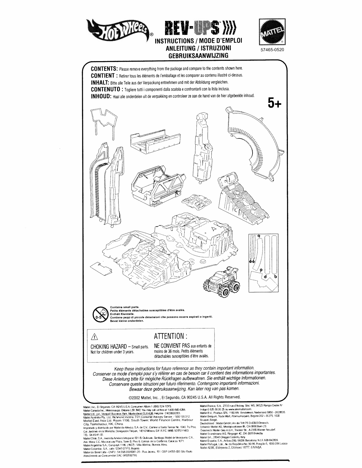 Fisher-Price 57465 Instruction Sheet