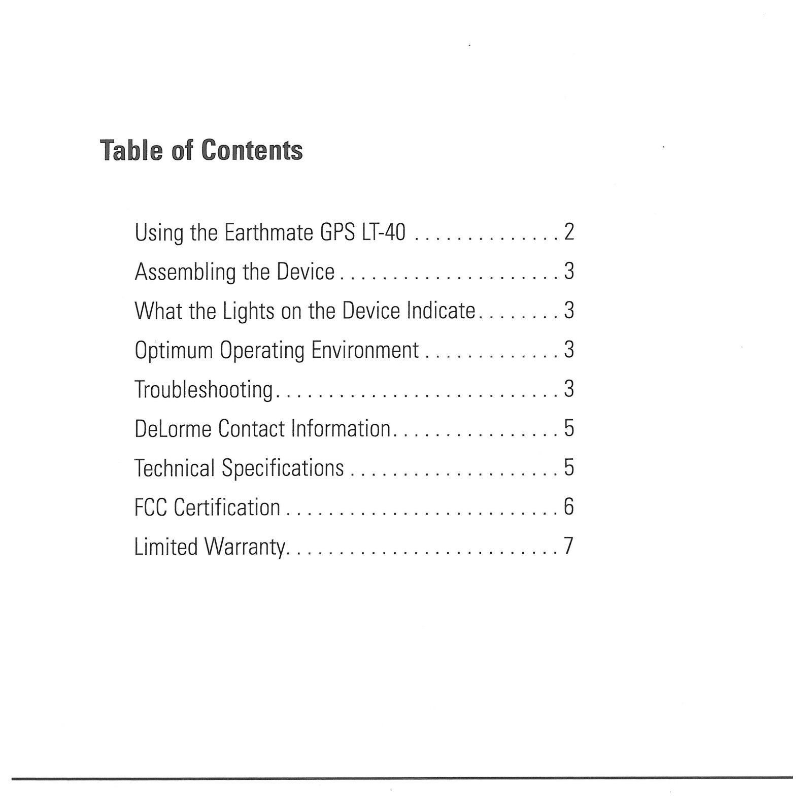 Garmin Earthmate LT-40 Owners Manual