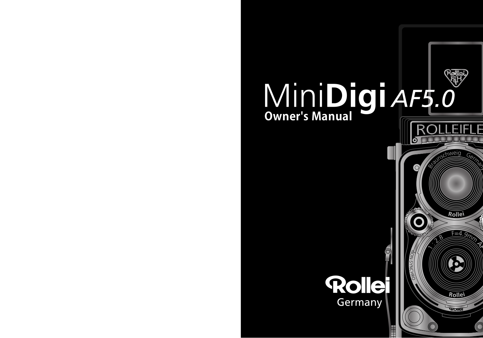 Rollei MiniDigi AF 5.0 Owner's Manual