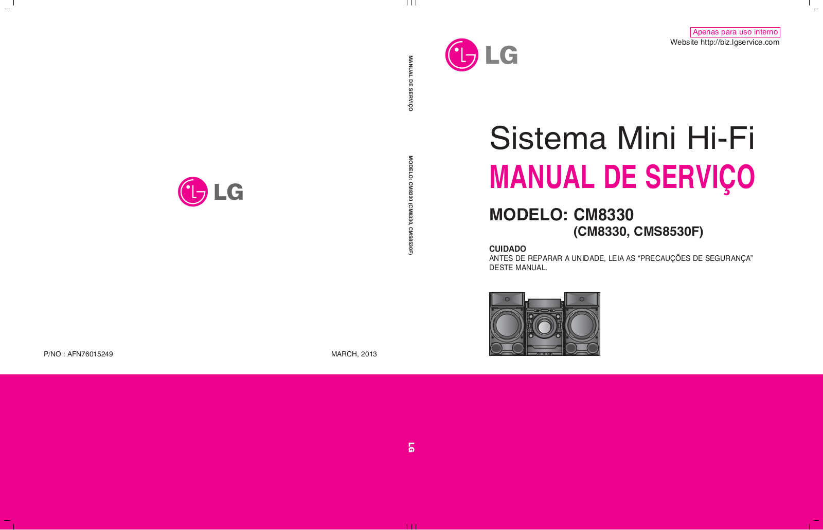 LG CM8330 Schematic