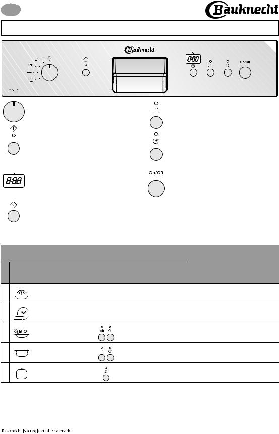 bauknecht GSIP 6517 INSTRUCTION FOR USE