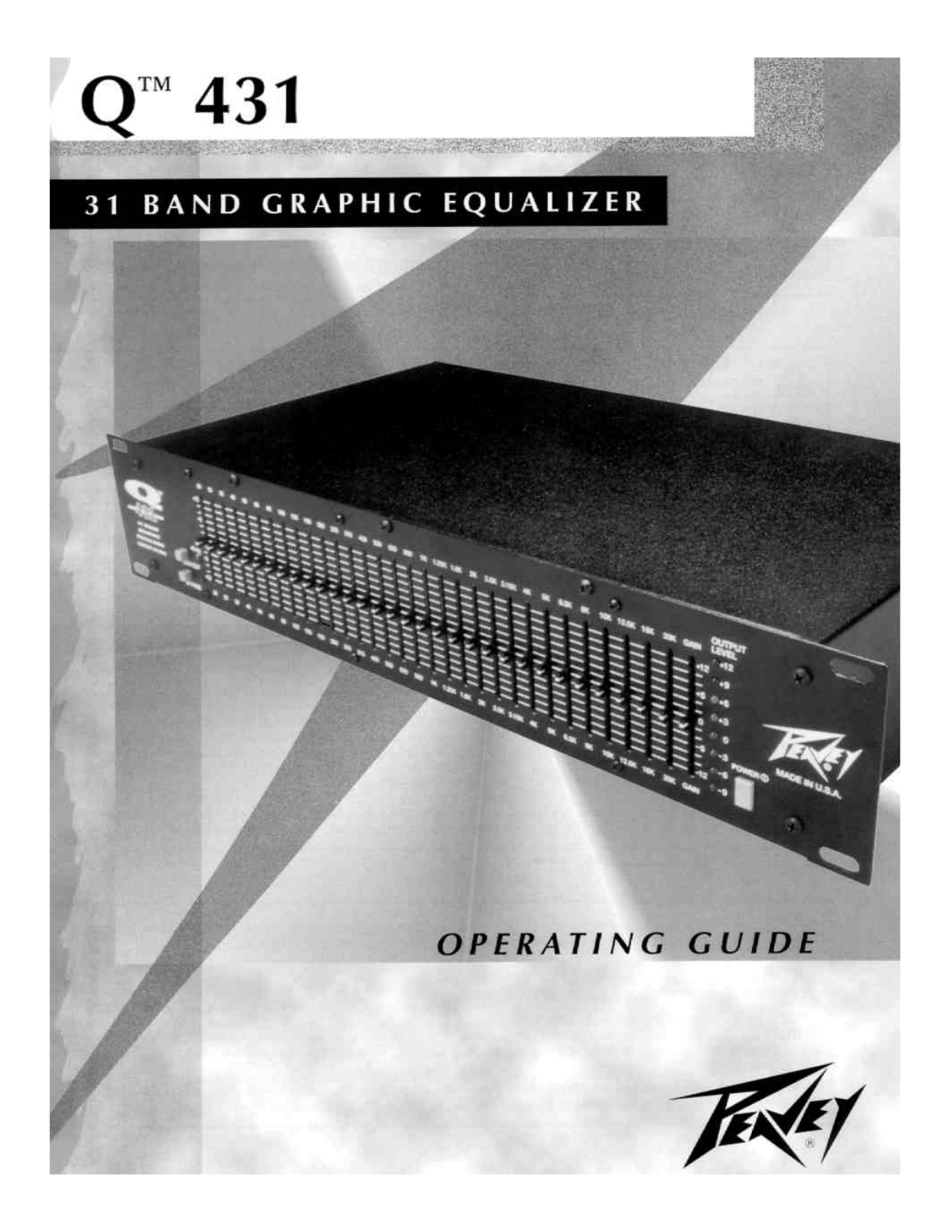 Peavey Q431 User Manual