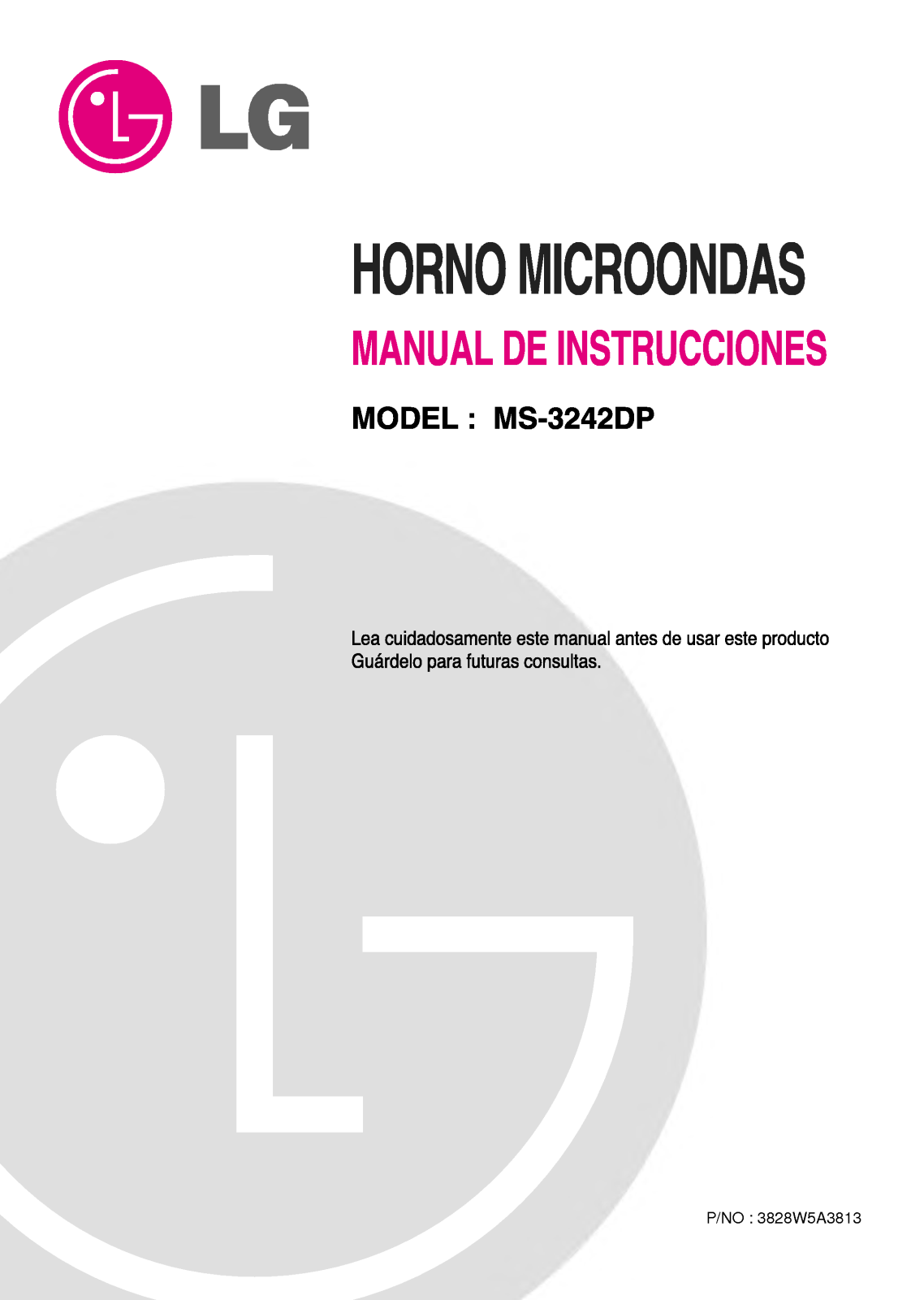 Lg MS-3242DP Instructions Manual