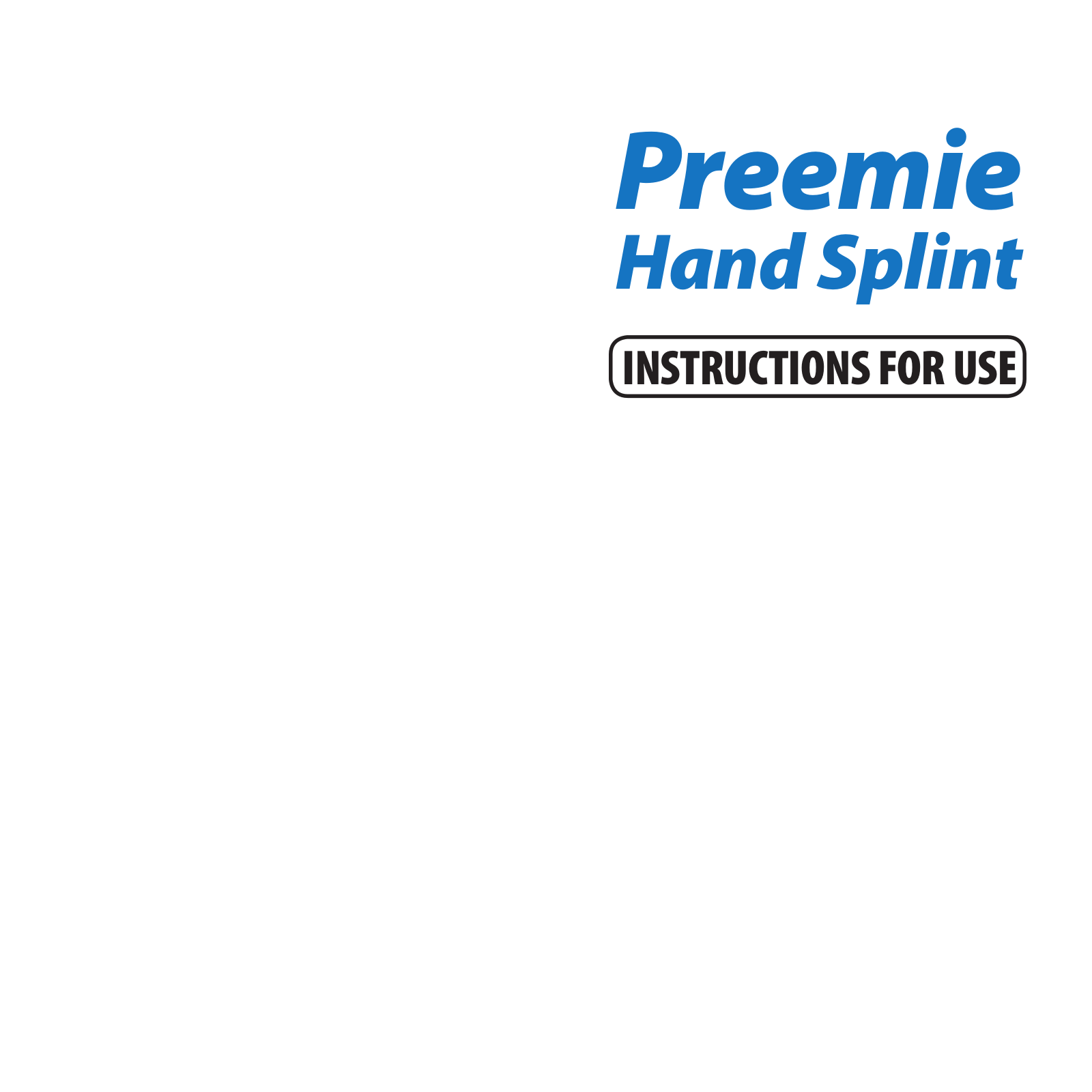 Bionix Preemie INSTRUCTIONS - ManualMachine.com
