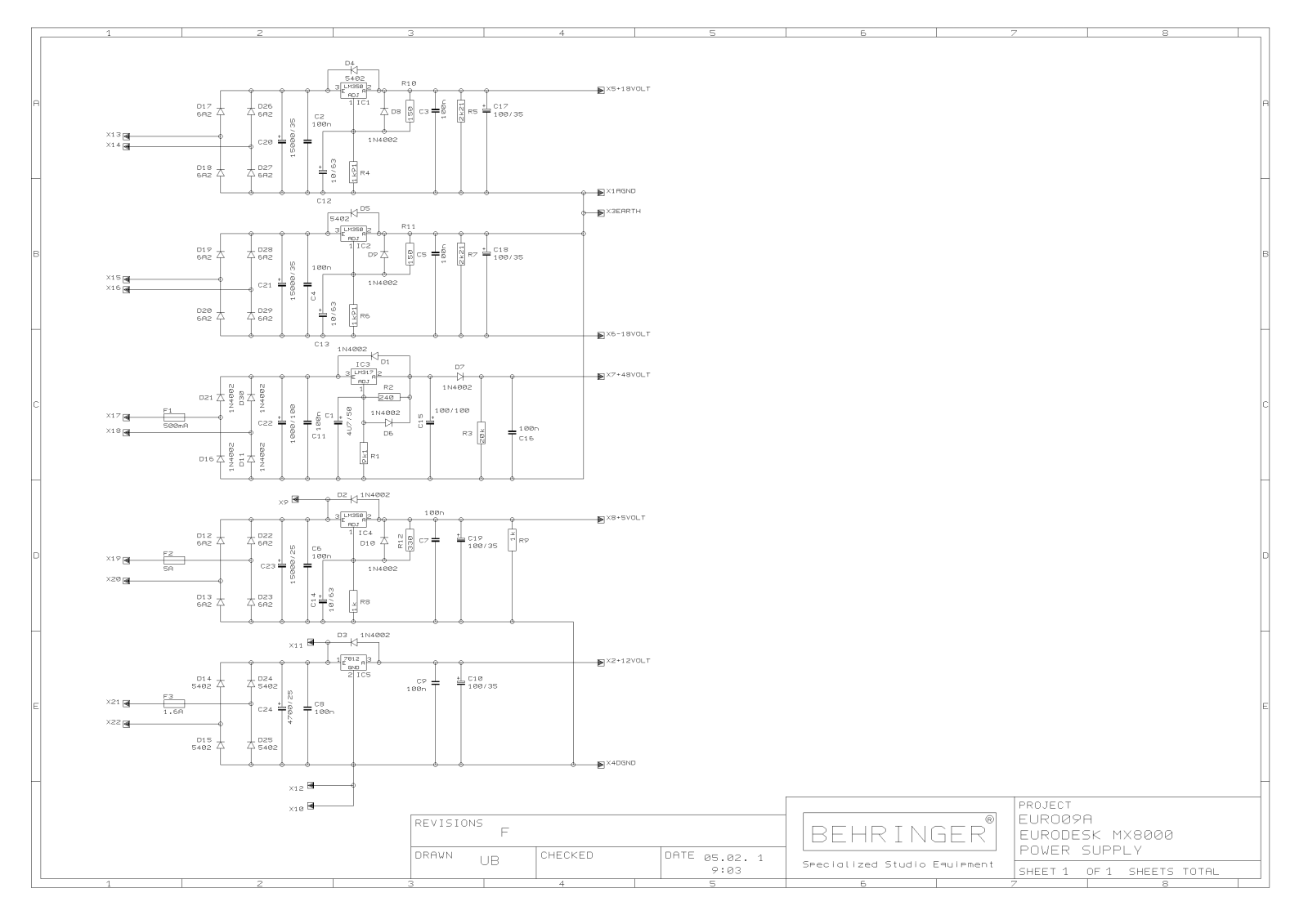 Behringer mx8000 User Manual