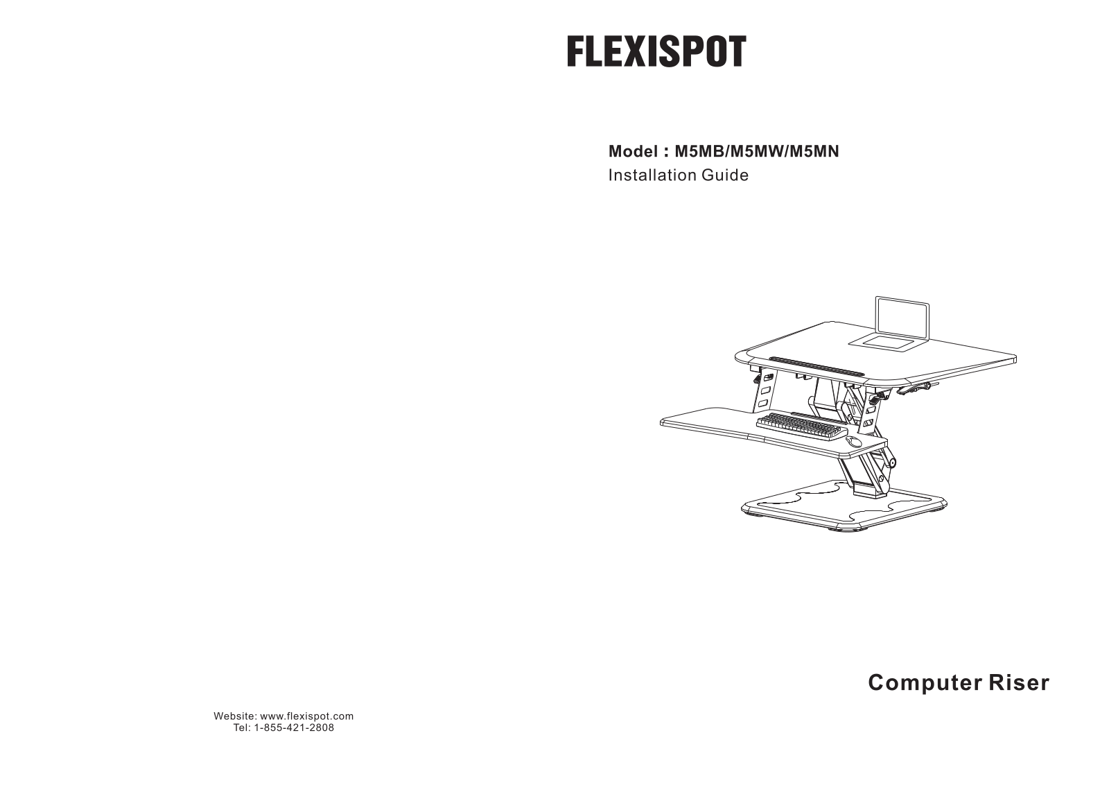 FlexiSpot M5MB User Manual