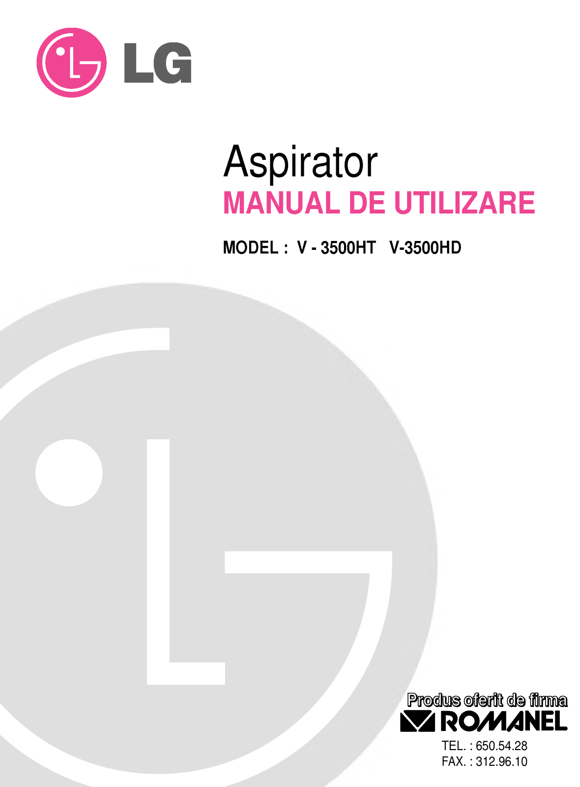 Lg V-3500HT, V-3500HD User Manual