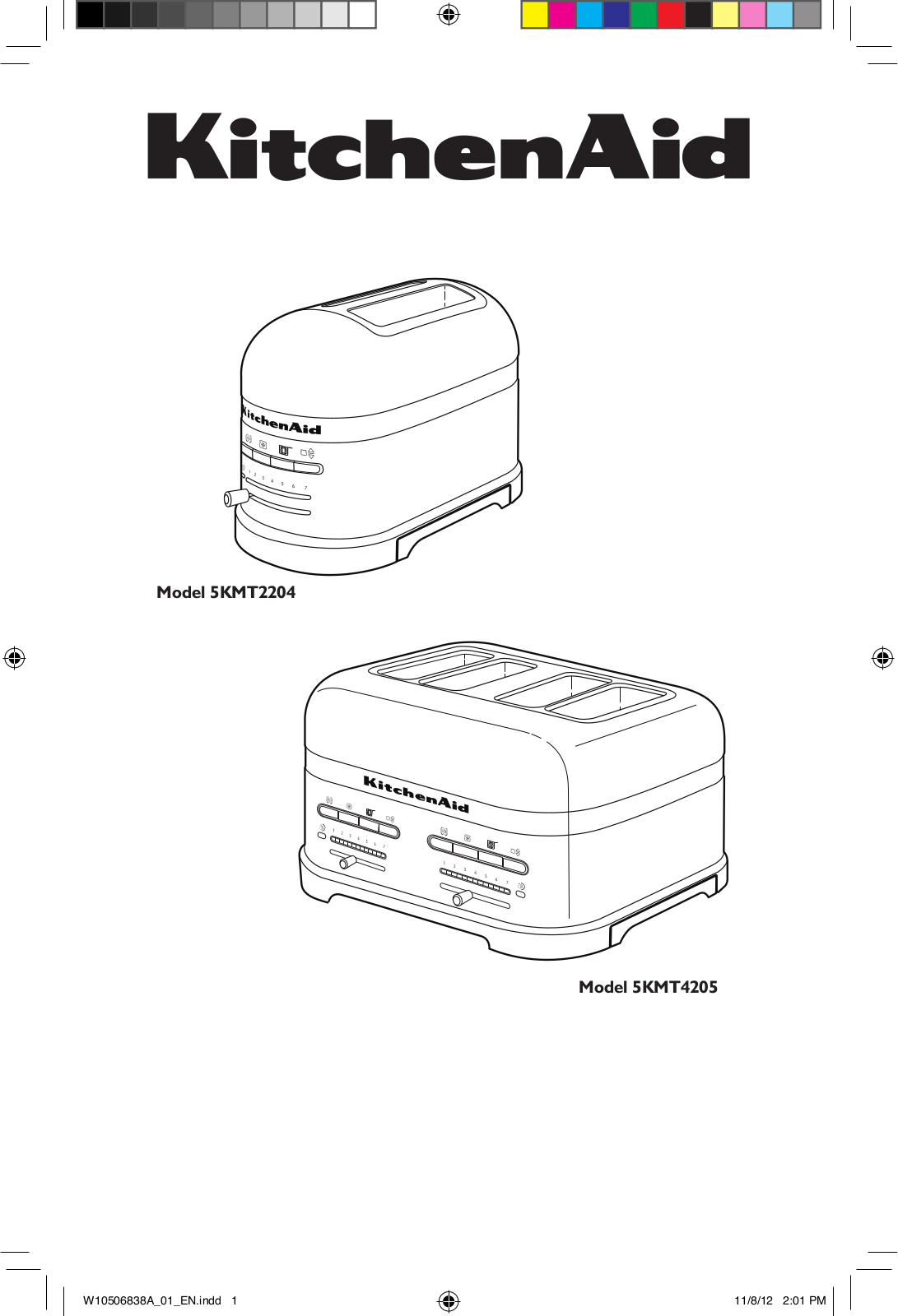 KITCHENAID 5KMT2204BFP, 5KMT2204EAC User Manual