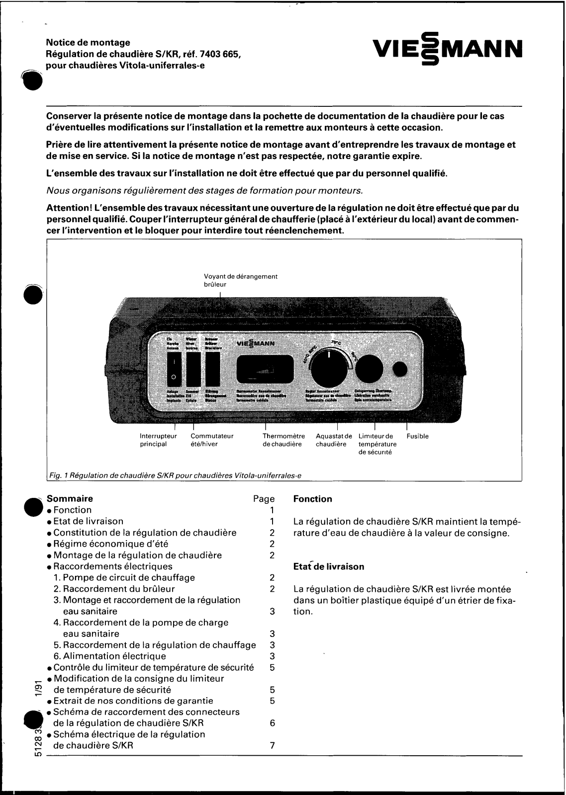 Viessmann SK/R User Manual