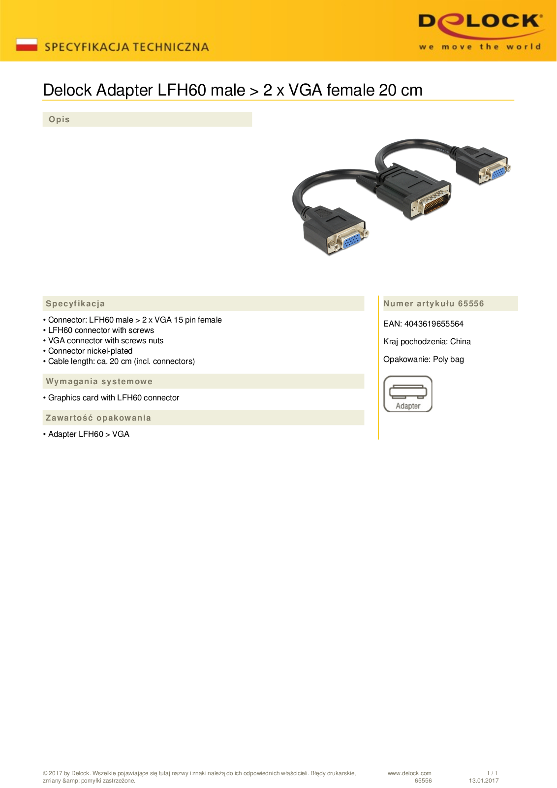 DeLOCK Konverter Thunderbolt auf SATA 6Gb-s User Manual