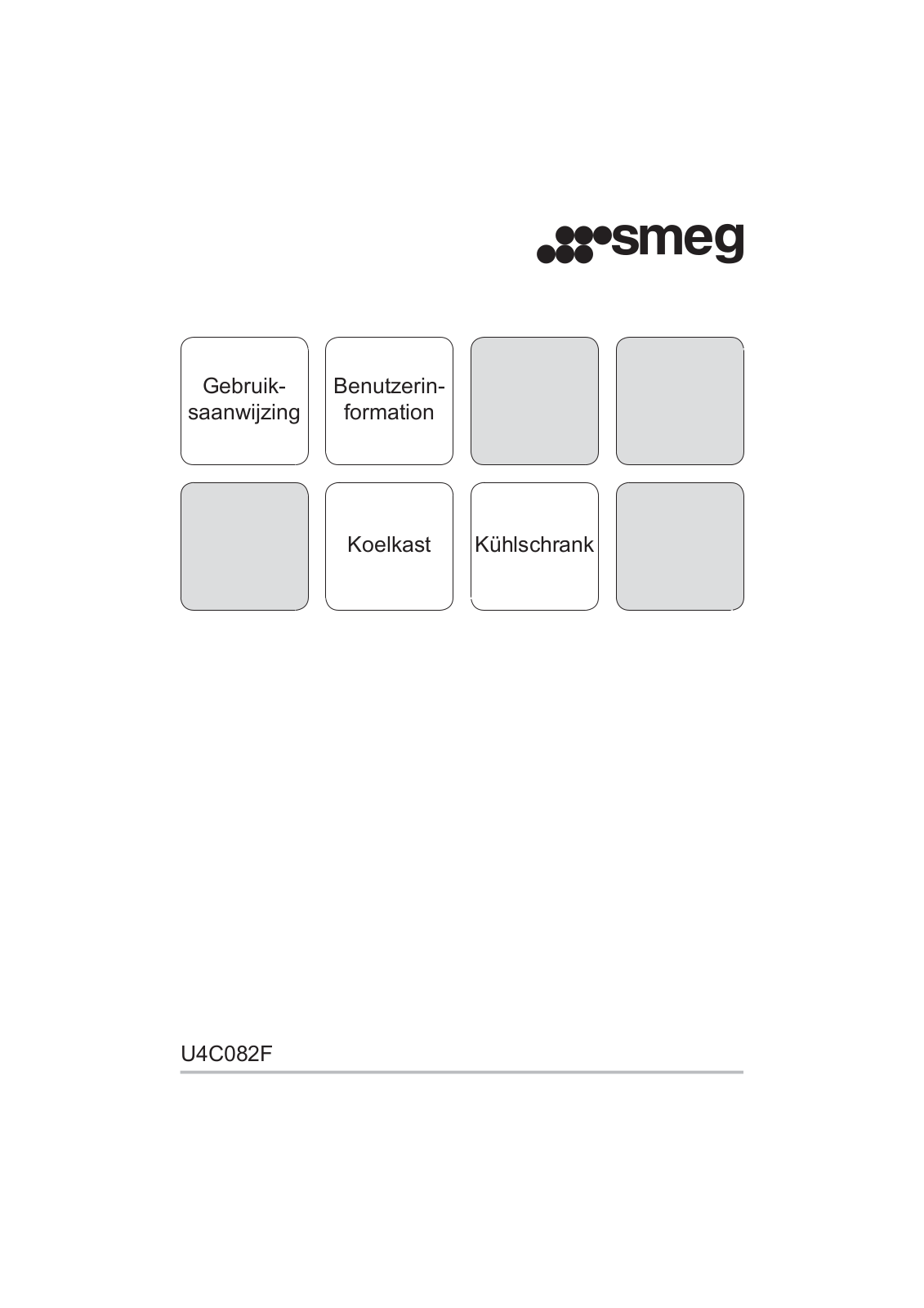 Smeg U4C082F User manual