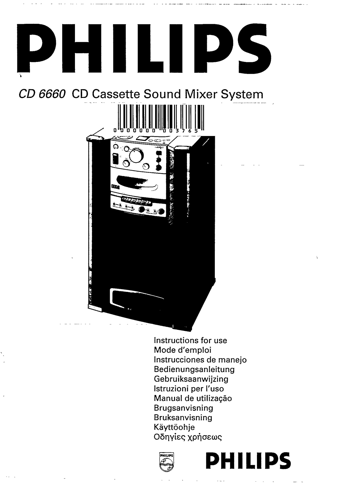 Philips CD6660 User Manual