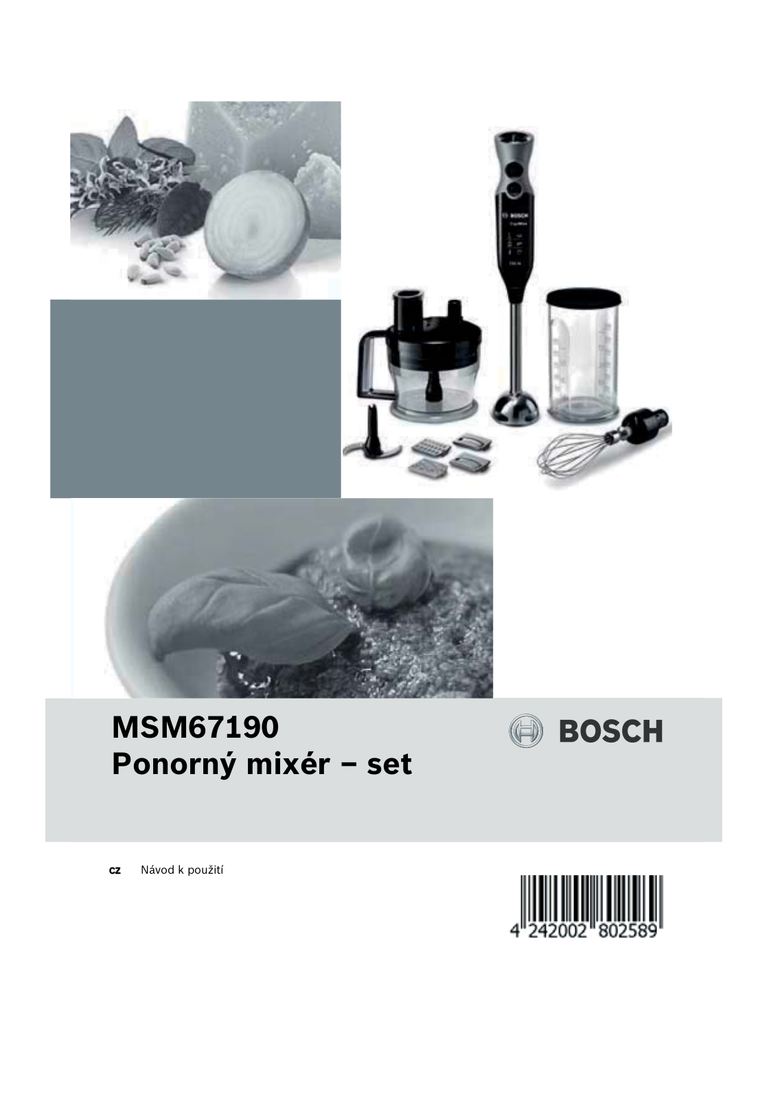 Bosch MSM67190 User Manual