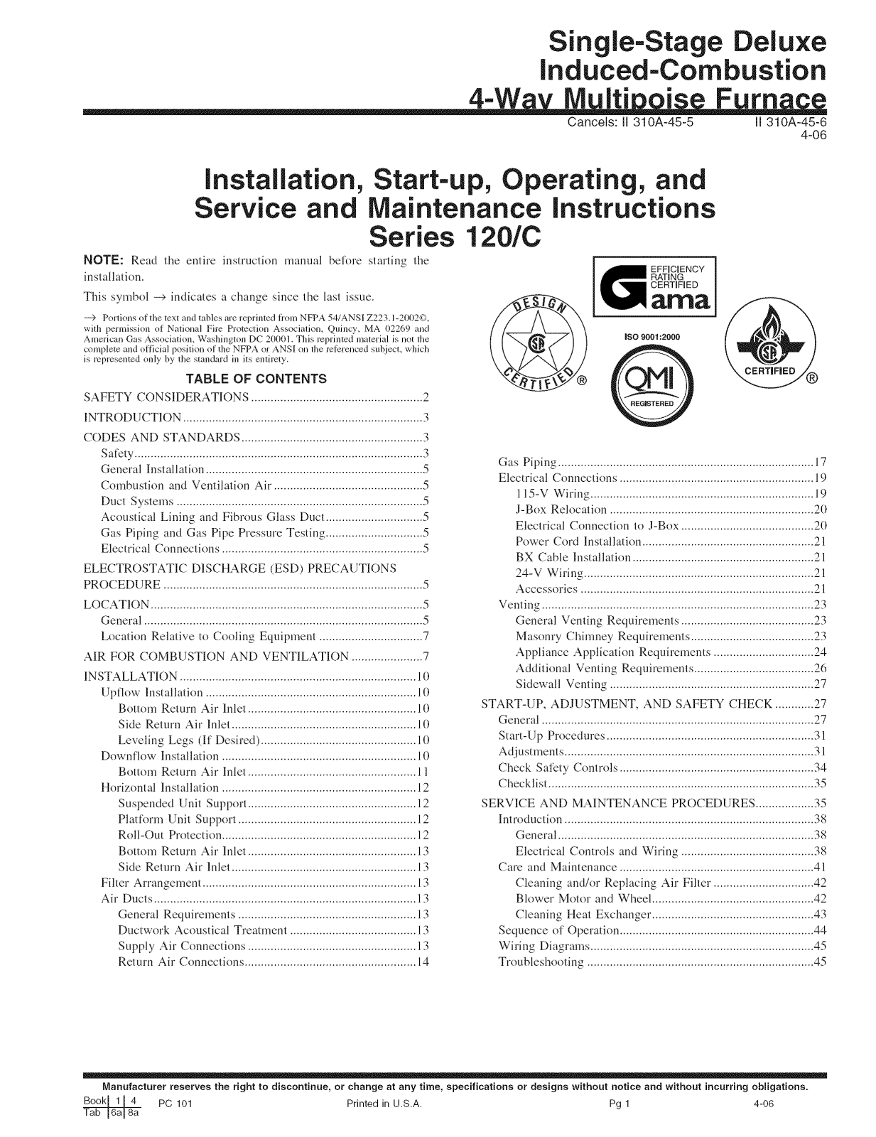 Carrier 58STX09010016, 58STX11010012, 58STX09010014, 58STX07010016, 58STX07010012 Installation Guide - ManualMachine.com