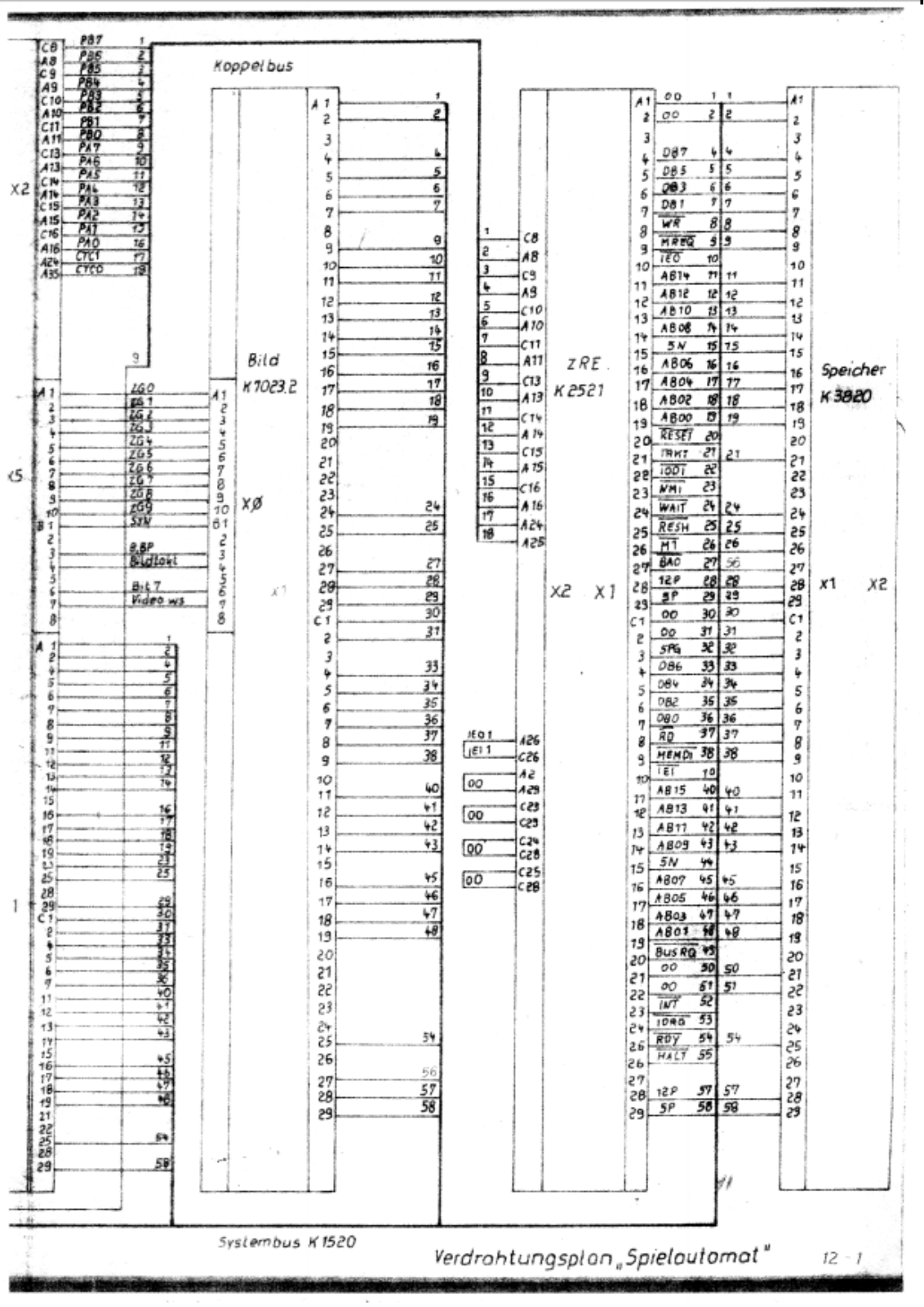 Robotron ESC1 Schematic