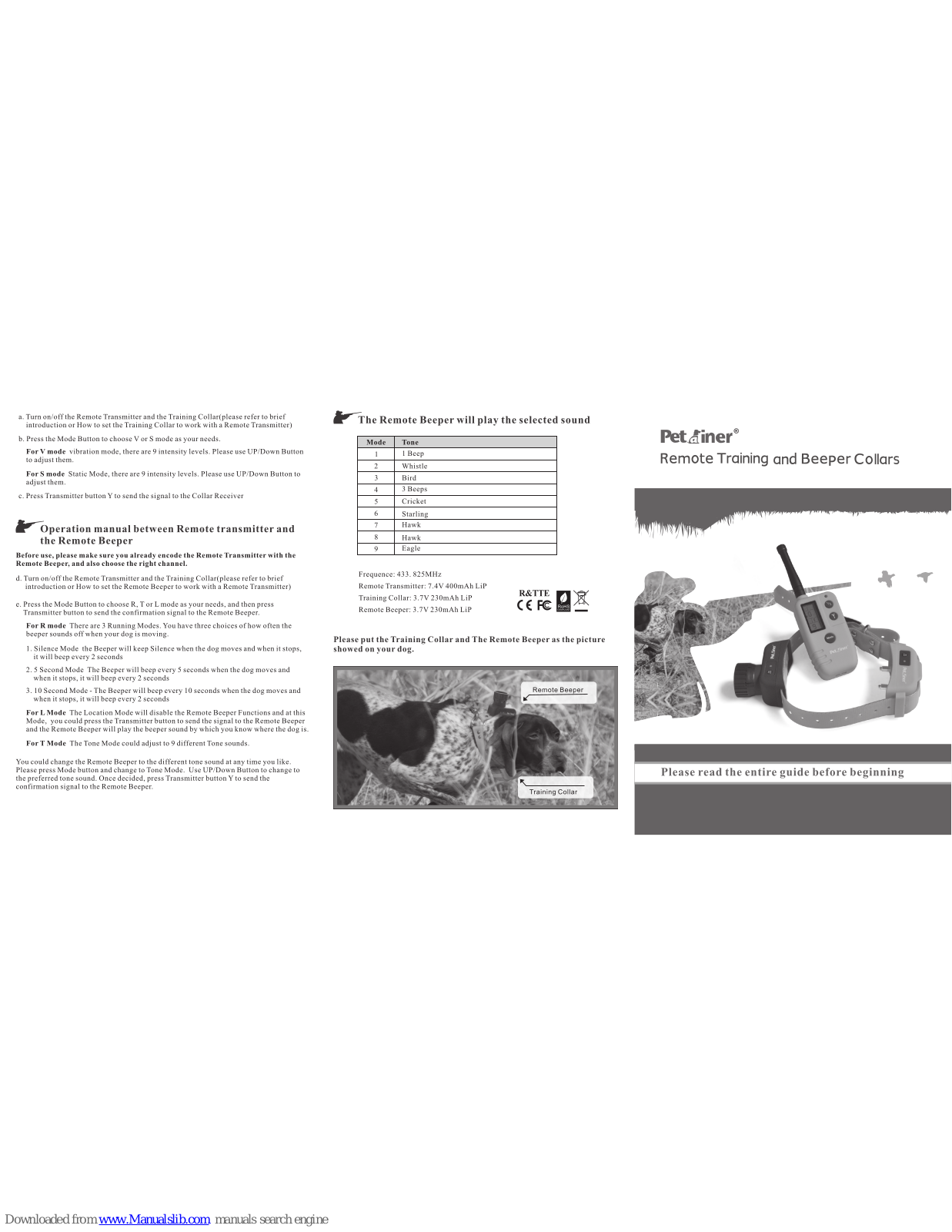 Petainer PET910 User Manual - ManualMachine.com