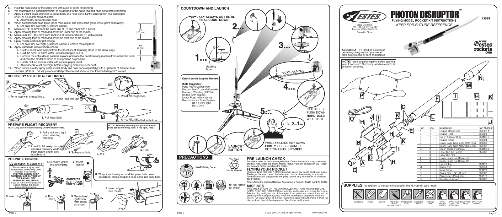 ESTES Photon Disruptor User Manual