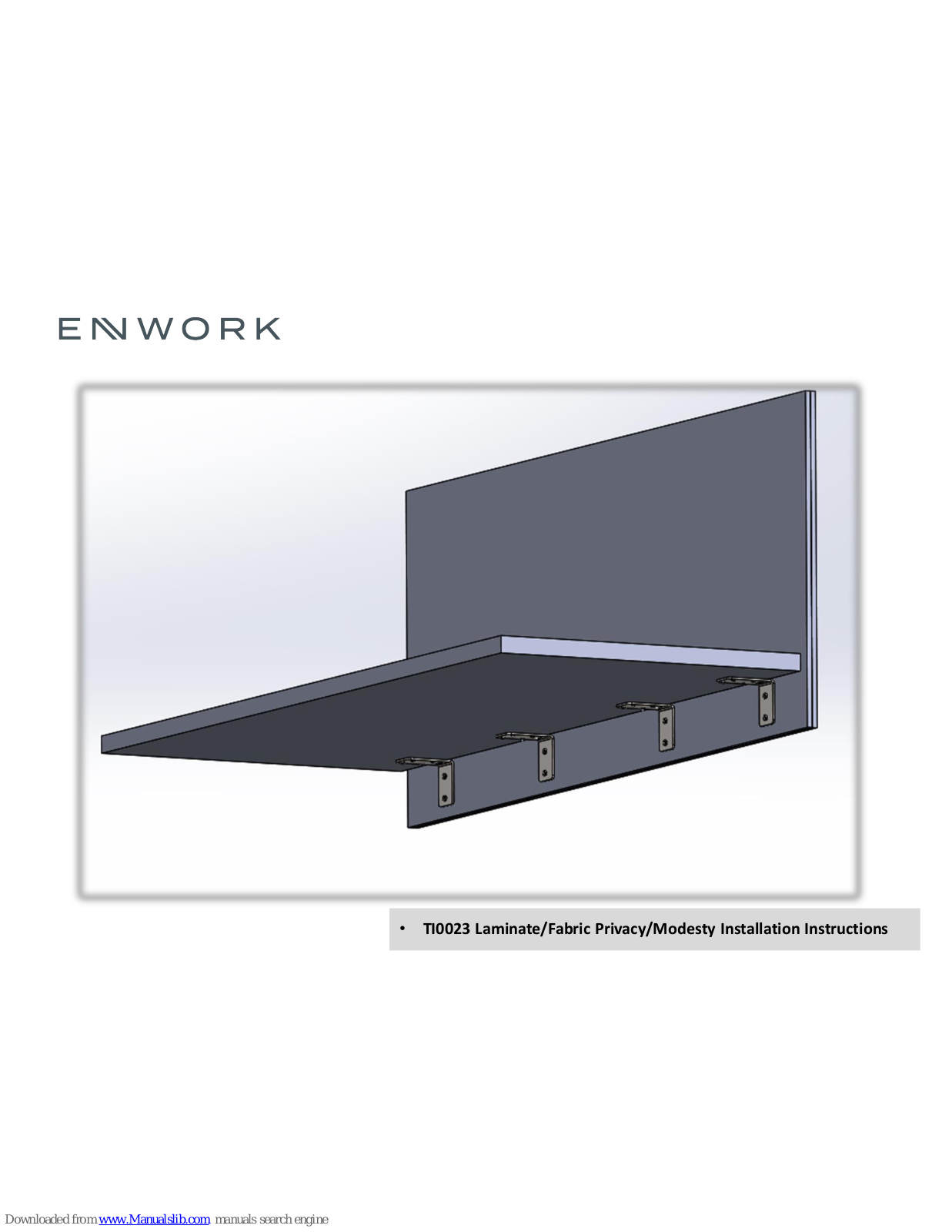 Enwork TI0023 Installation Instructions Manual