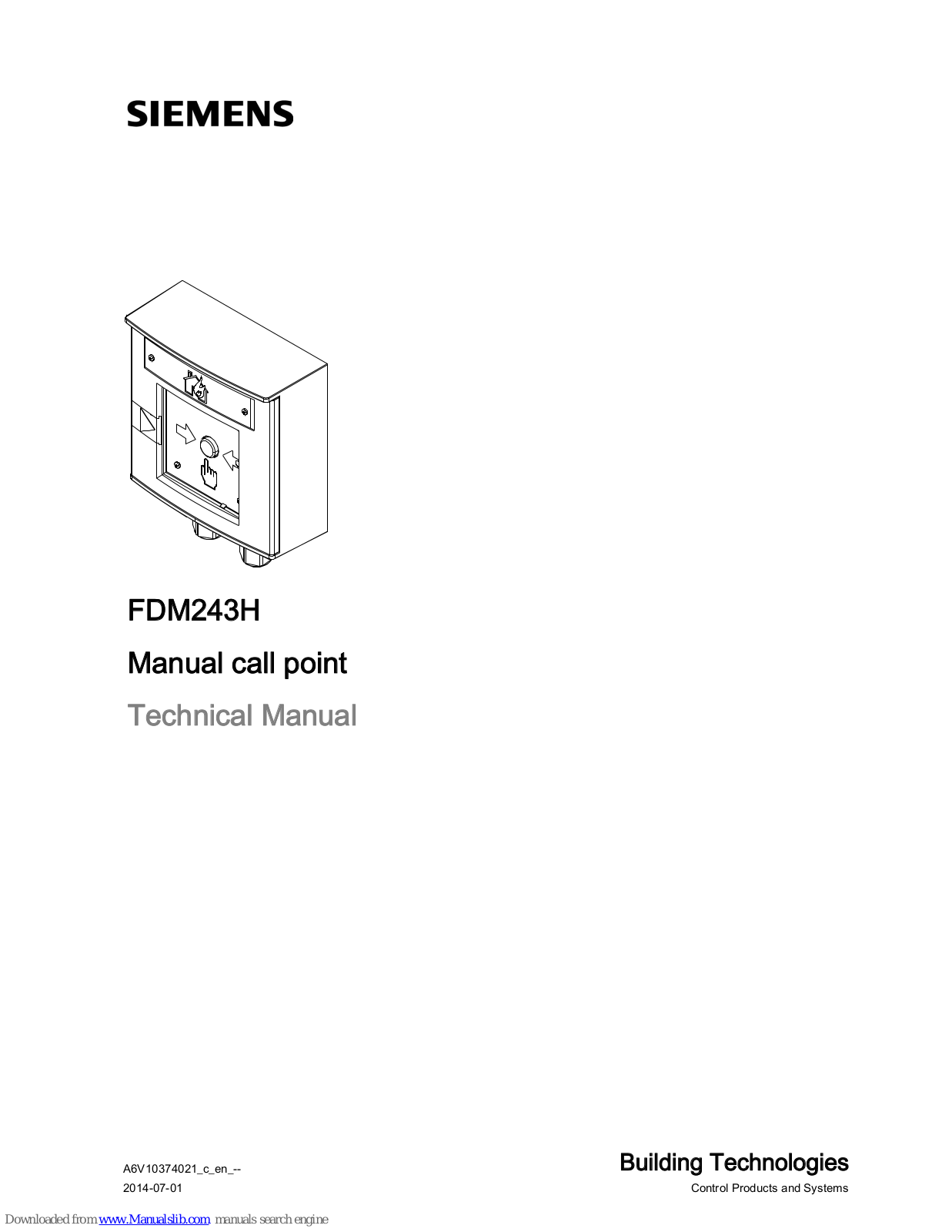 Siemens FDM243H Technical Manual