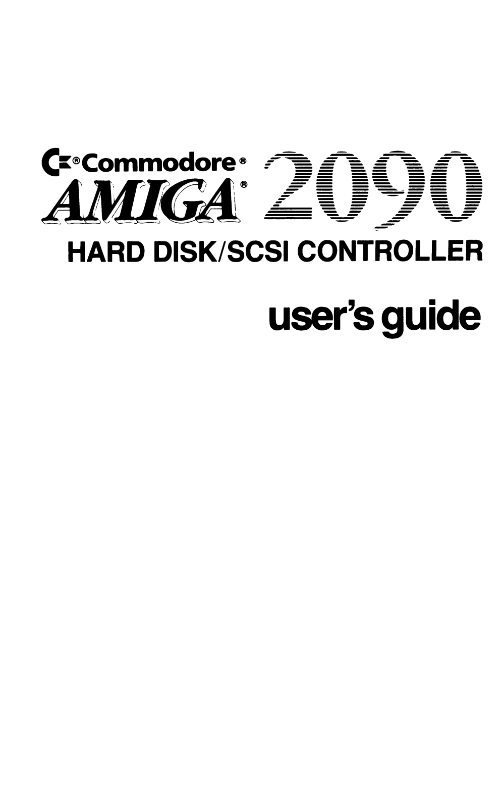 Amiga 2090 a - ManualMachine.com