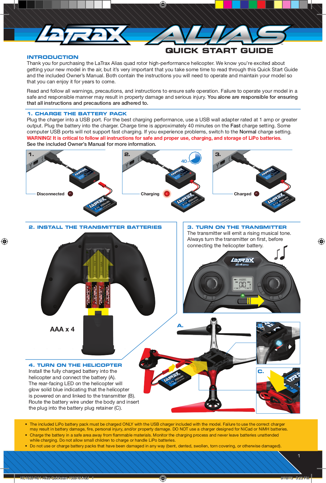 LaTrax ALIAS Quick Start Manual - ManualMachine.com