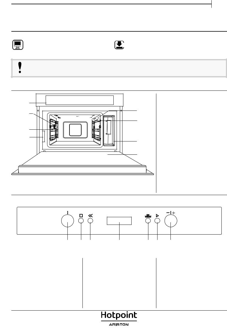 HOTPOINT/ARISTON MS 767 IX HA Daily Reference Guide