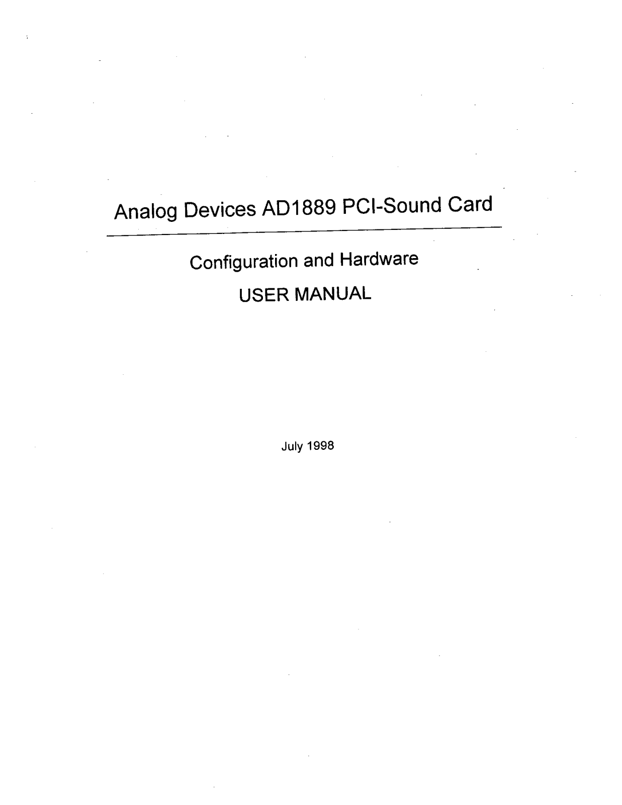 Labway A401G60 Users Manual