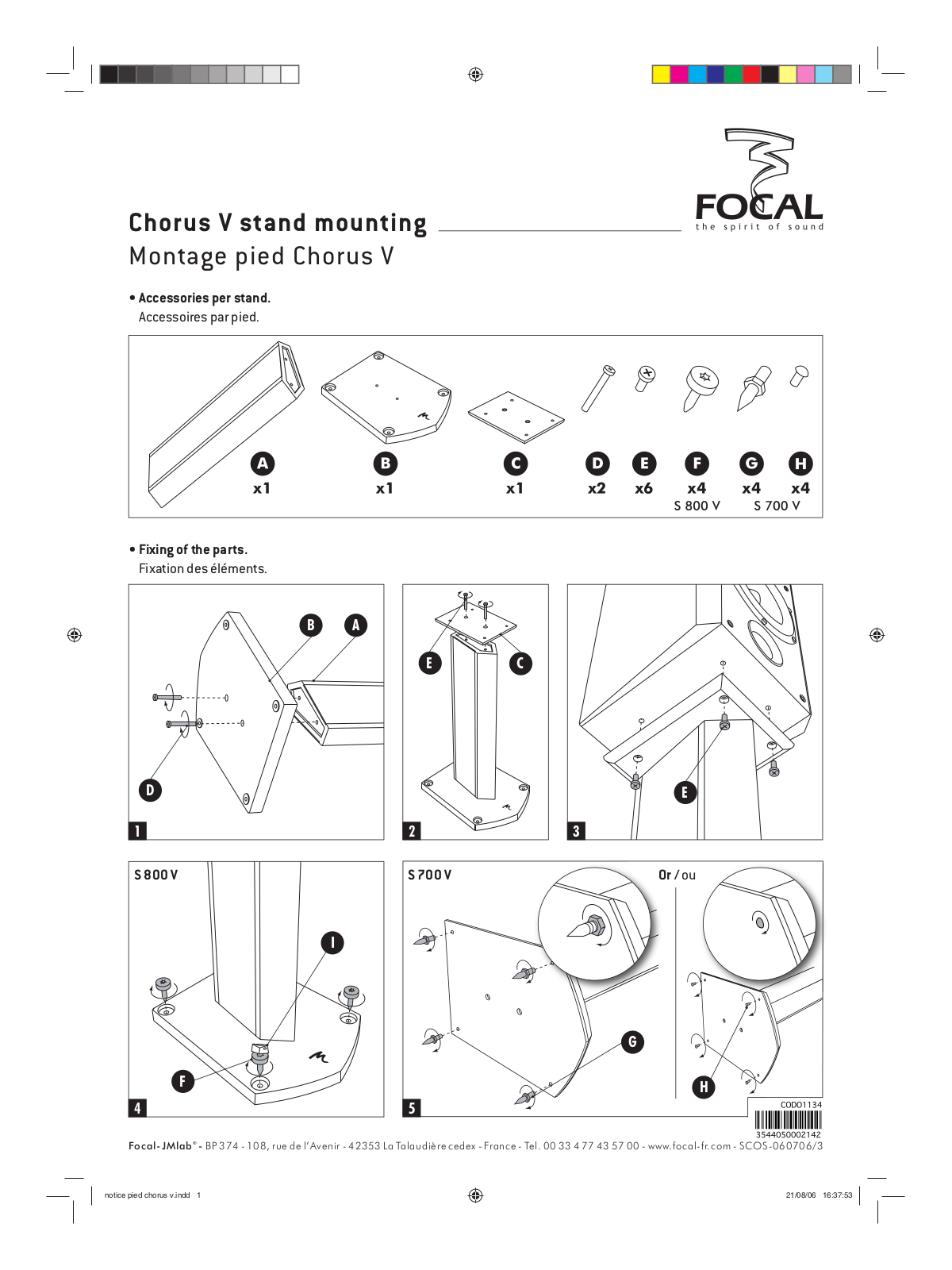 Focal CHORUS V User Manual