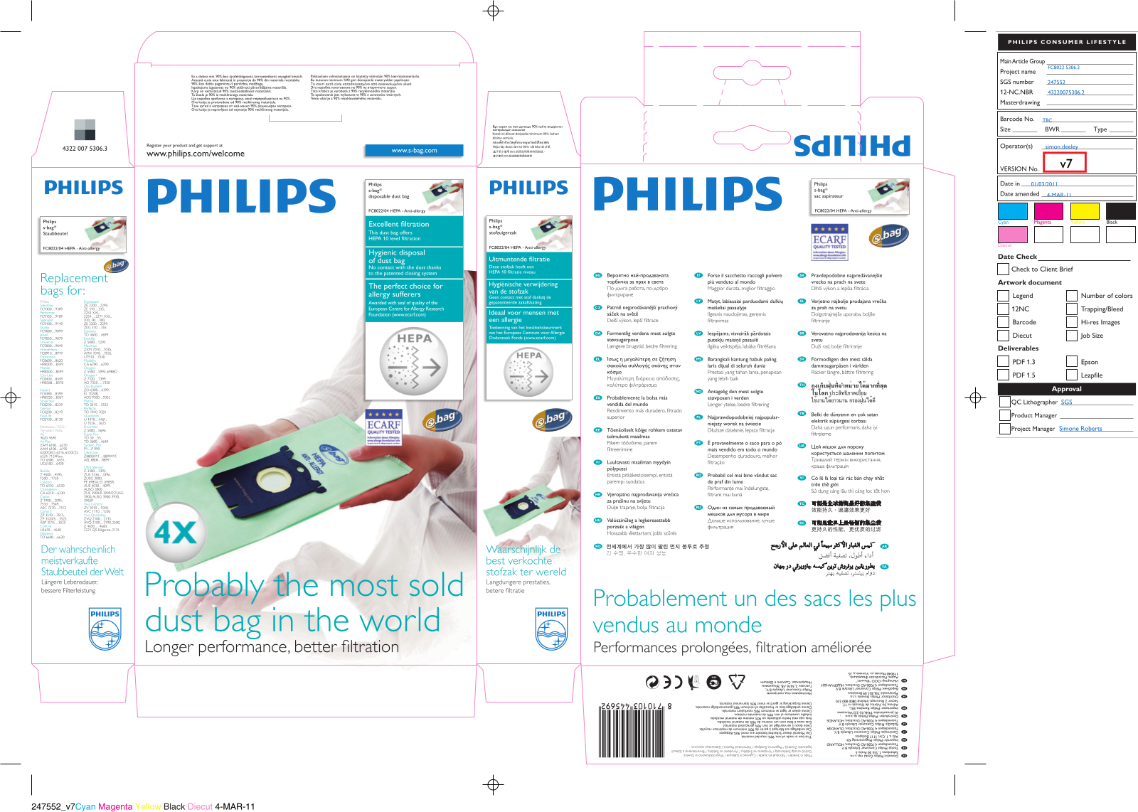 Philips FC8022 User Manual