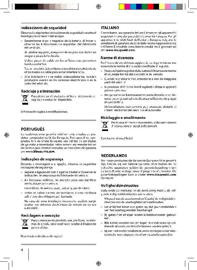 Blaupunkt GTx 662 ES Service Manual