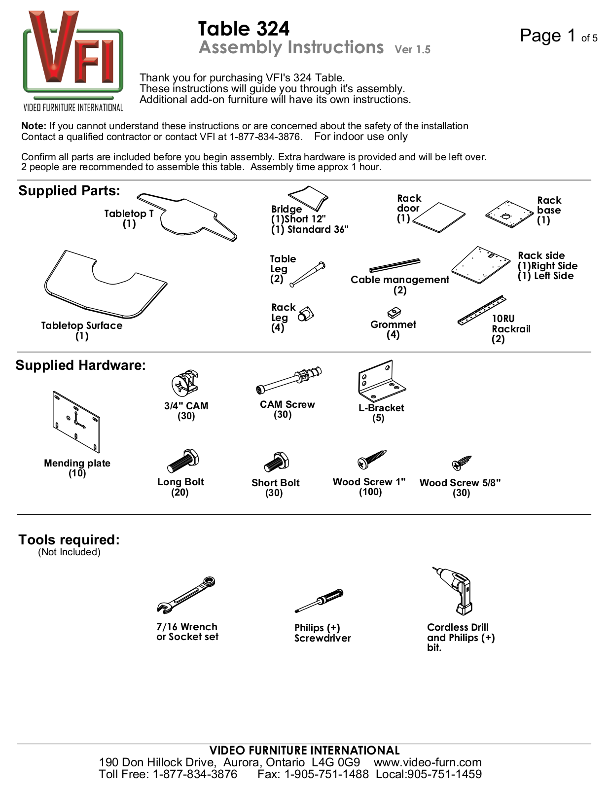 AVF T324 T3 User Manual