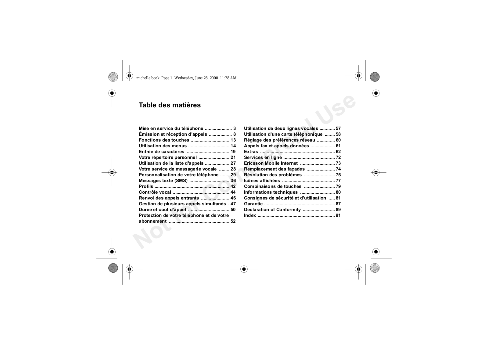 SONY ERICSSON A2618, A2618S User Manual