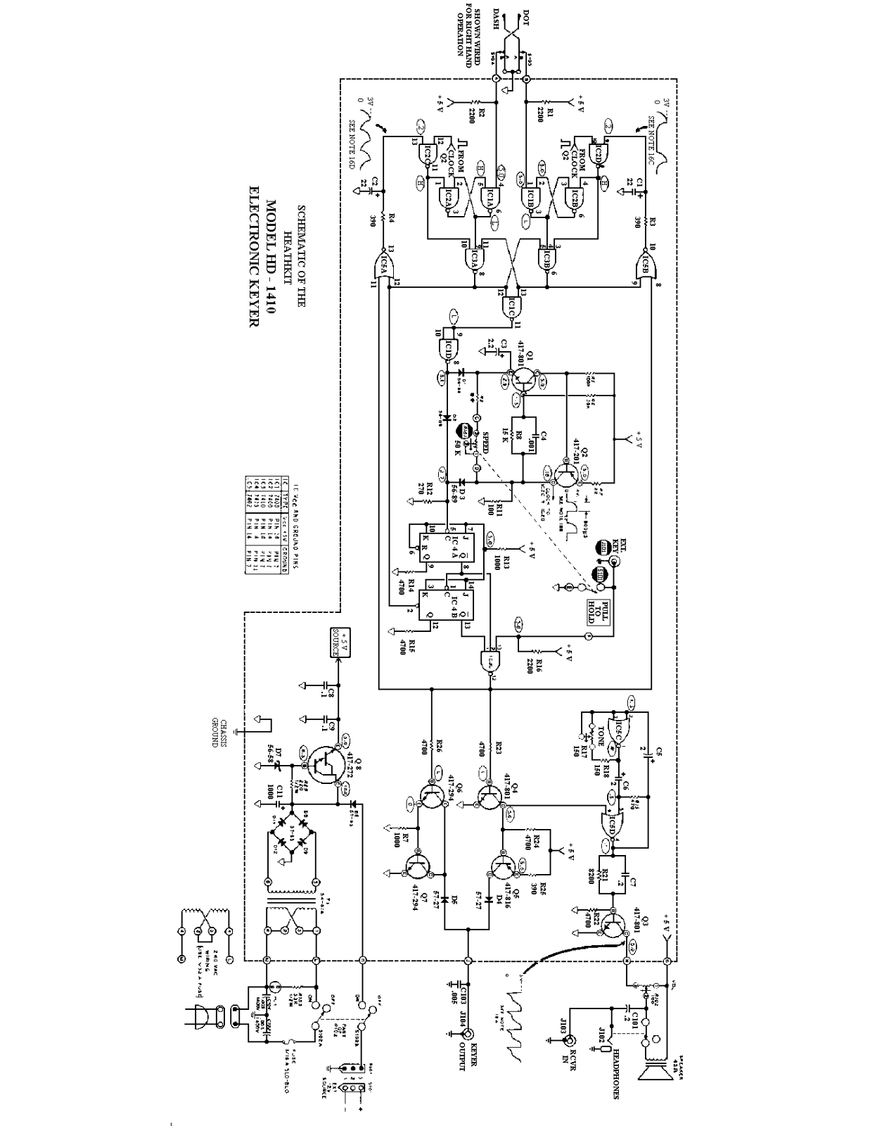 HEATHKIT HD-1410 SCHEMATIC