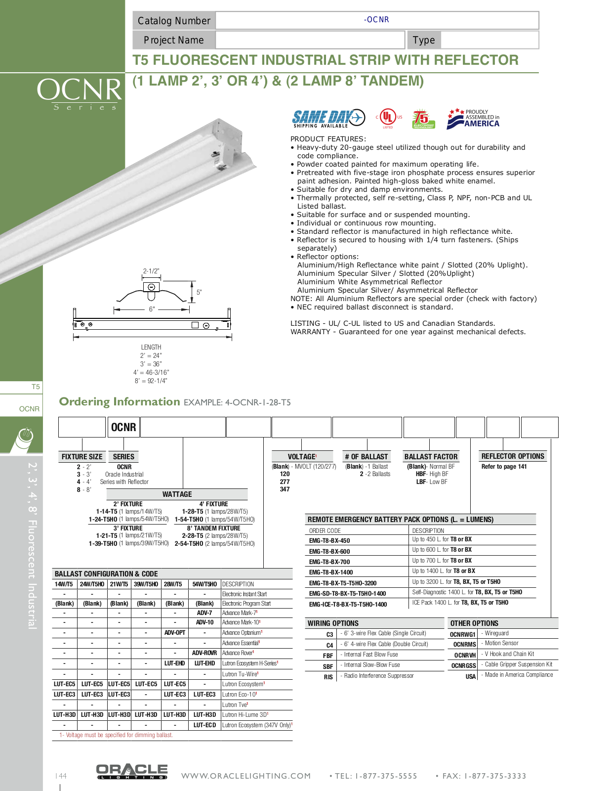 Oracle OCNR-8 User Manual