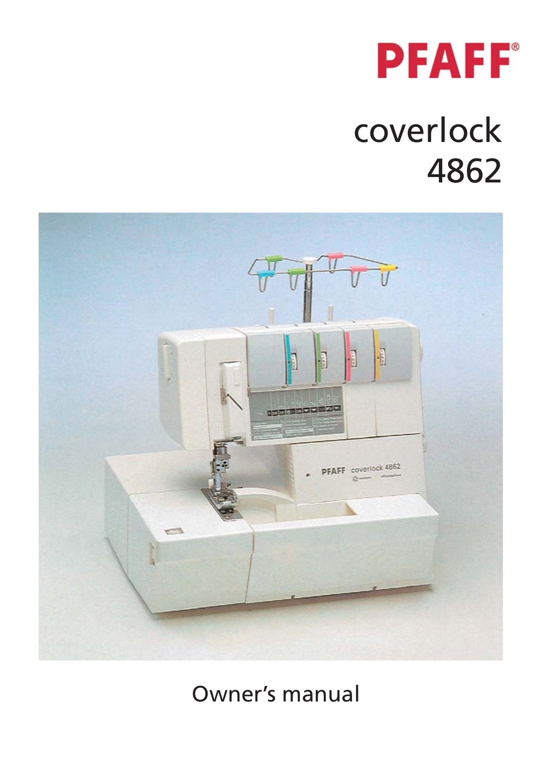 Pfaff coverlock 4862 User Manual